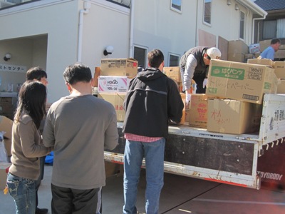 Michael Helping to Load Truck