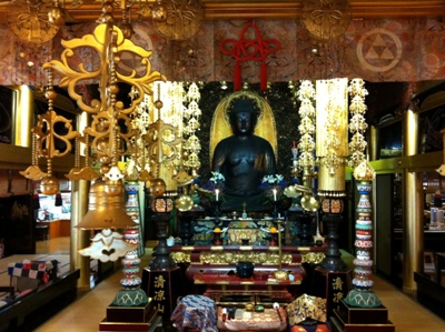 Inside Buddhist Temple