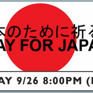 Praying for MTW Japan