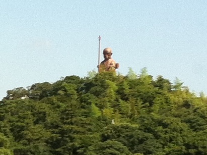 Buddhist Statue on Hill