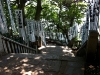 Flags Marking Donors to Shrine